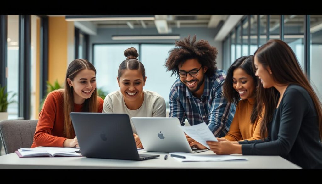 Jovens participando do Programa Jovem Aprendiz